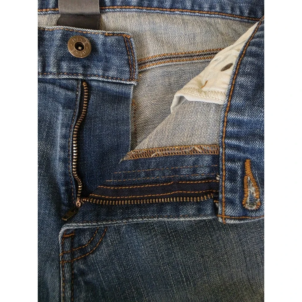 NIKE Jeans Men's Size 34 Blue Denim Mid Rise Slim Straight Stretch (Act 35x30)